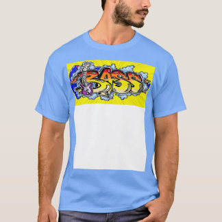 bass splash bass guitar rock art 1 T-Shirt
