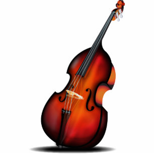 Bass Standing Photo Sculpture