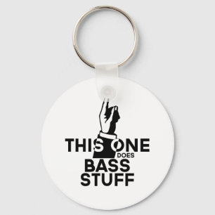 Bass Stuff - Funny Bass Music Key Ring