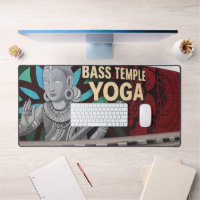 Bass Temple Yoga Desk Mat – Mystic Strings Edition