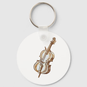 Bass Violin Key Ring