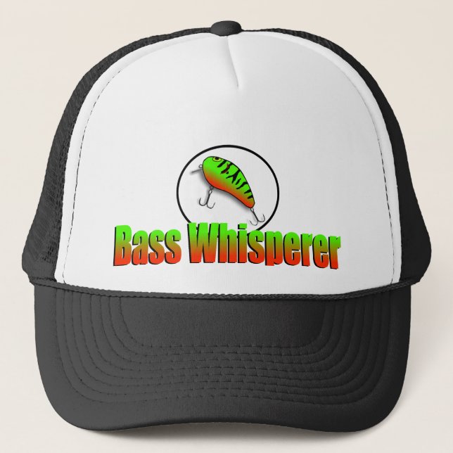 Bass Whisperer Trucker Hat (Front)