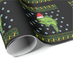 Bass with Xmas cap Wrapping Paper<br><div class="desc">Perfect design for Christmas (Christmas, X-Mas). Suitable for a birthday or Christmas present. Very good than Pyjama. Great graphic for all those who like the festival of love with the title: Bass with Xmas cap fishing. The Holy Christmas, also called Christmas, is the festival of love and celebrates the birth...</div>