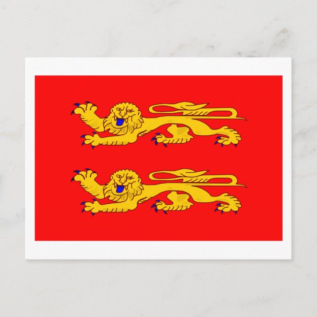 Basse-Normandie flag Postcard (Front)