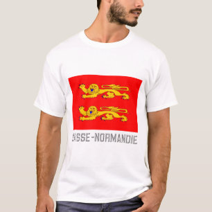 Basse-Normandie flag with name T-Shirt
