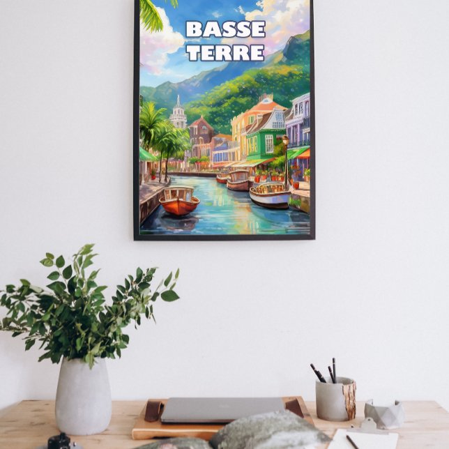 Basse-Terre, setting of waves Poster (Creator Uploaded)