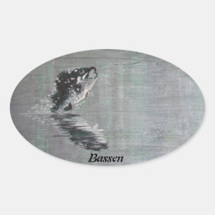 Bassen Oval Sticker