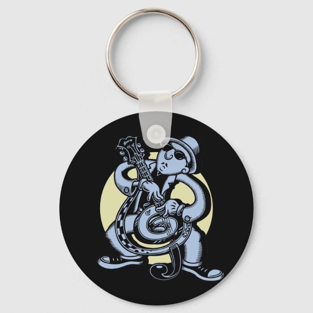 Bassest is Coolist Key Ring (Front)