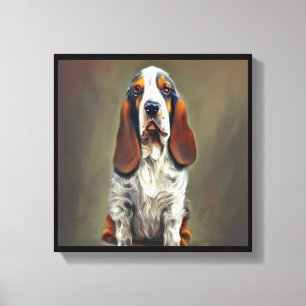 Basset Bleu de Gascogne Canvas Print