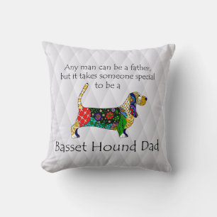 Basset Dad Pillow