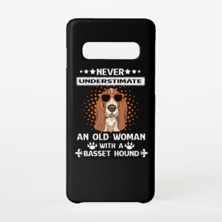 Basset Dog Lover| Never Underestimate Old Woman Samsung Galaxy Case