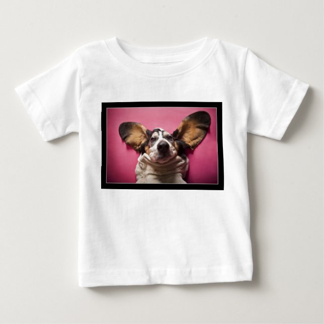 Basset face Toddler shirt (Front)