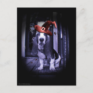 Basset Hound 2010 Howloween Postcard