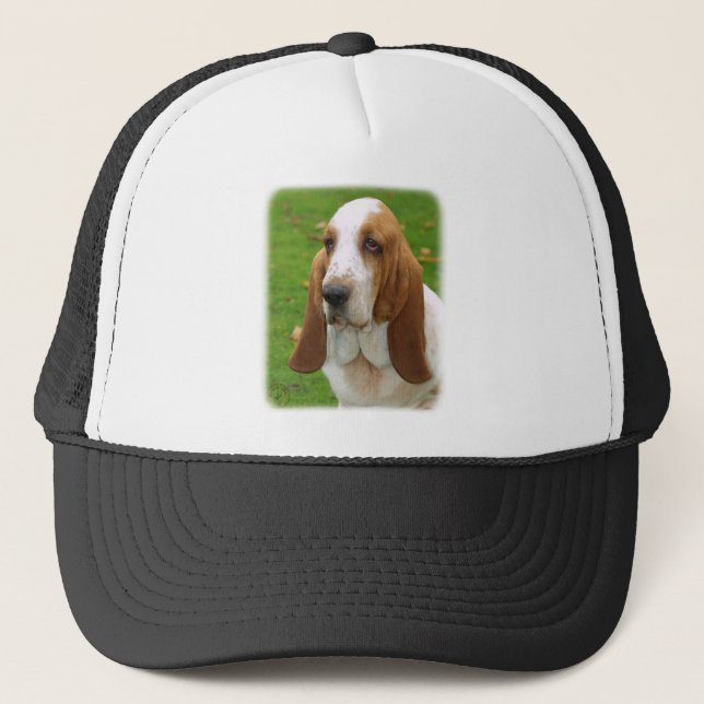 Basset Hound 8K92D-07_2 Trucker Hat (Front)