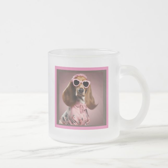 Basset Hound Barbie Mug (Right)