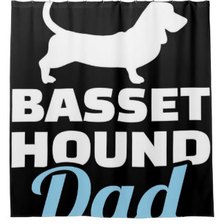 Basset Hound| Best gift for Dad who loves dog Shower Curtain