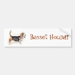 Basset Hound! Bumper Sticker
