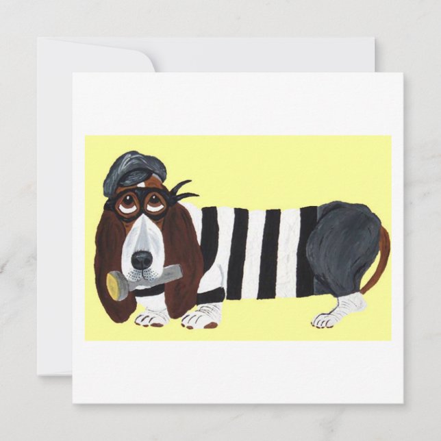 Basset Hound Burglar (Front)