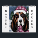 BASSET HOUND CALENDAR<br><div class="desc">GREAT Basset Hound PRODUCTS</div>