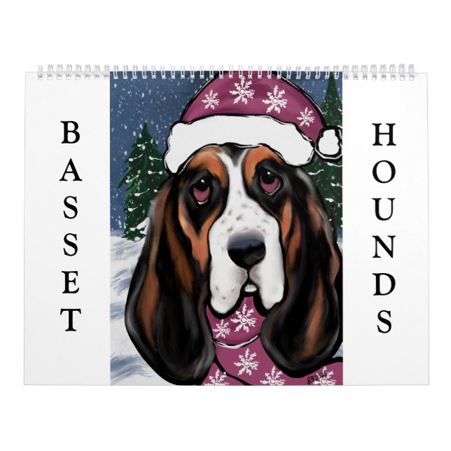 BASSET HOUND CALENDAR (Cover)