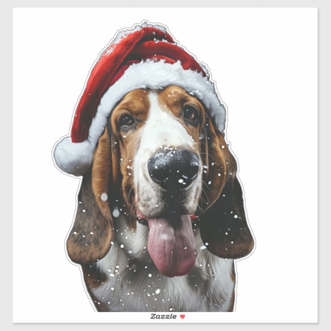 Basset Hound Christmas  (Sheet)