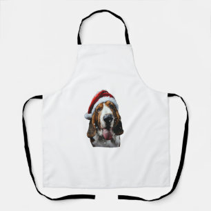 Basset Hound Christmas  Apron