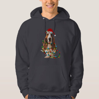 basset hound christmas funny basset hound dog love hoodie