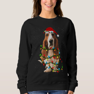 Basset Hound Christmas Funny Basset Hound Dog Sweatshirt