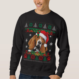Basset Hound Christmas Santa Ugly Sweater Dog Love