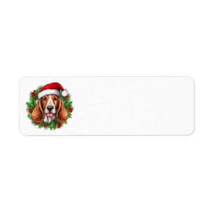 Basset Hound Christmas Wreath