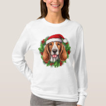 Basset Hound Christmas Wreath