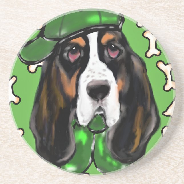 Basset Hound Coaster (Front)