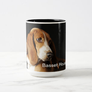 Basset hound coffee mug