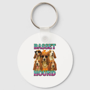 Basset Hound Copy Key Ring