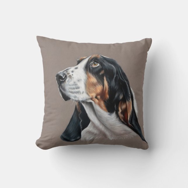 Basset Hound Cushion (Front)