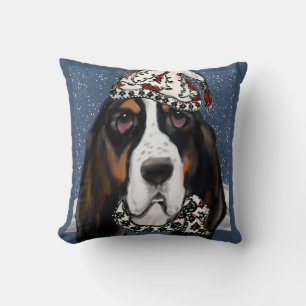 BASSET HOUND  CUSHION