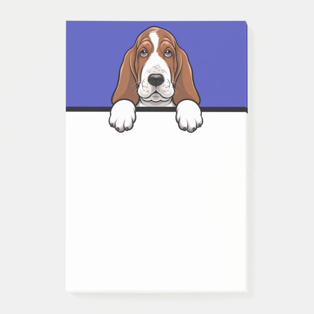Basset Hound Cute Basset Dog Lover Gifts Post-it Notes (Front)