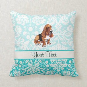 Basset Hound; Cute Cushion
