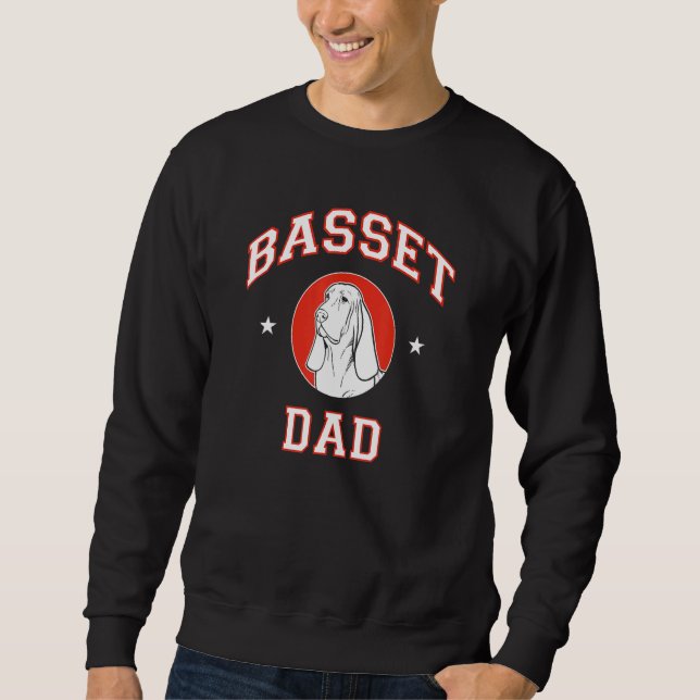 Basset Hound Dad 1 Sweatshirt (Front)