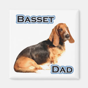 Basset Hound Dad 4 - Magnet