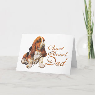 Basset Hound Dad Card