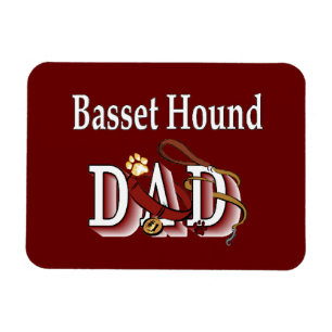 Basset Hound Dad Magnet