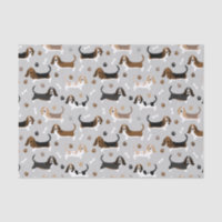 Basset Hound Dog Bones and Paws