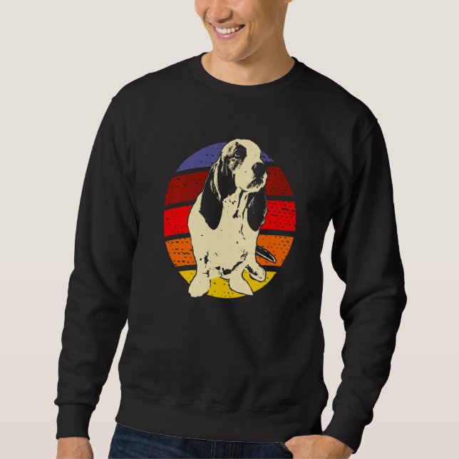 Basset Hound Dog Breed  30 Sweatshirt (Front)
