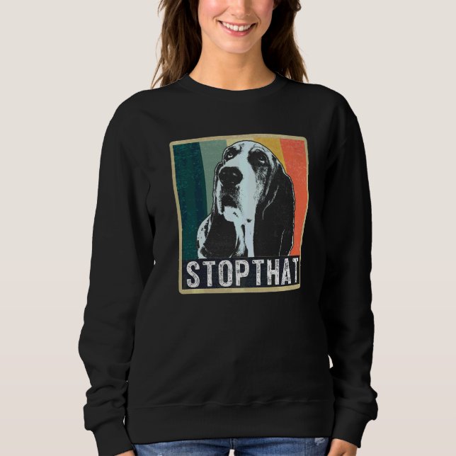 Basset Hound Dog Breed  46 Sweatshirt (Front)