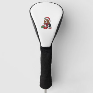Basset Hound Dog Christmas Parties Holiday Santa D Golf Head Cover