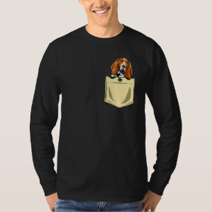 Basset Hound Dog In The Pocket Puppy T-Shirt