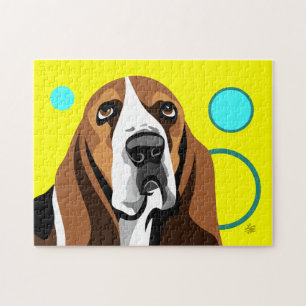 Basset Hound Dog Jigsaw Puzzle