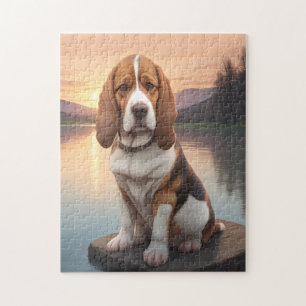 Basset Hound Dog   Jigsaw Puzzle