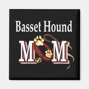 Basset Hound Dog MOM Magnet